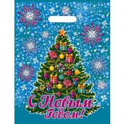 Пакет прорубной Нарядная зима НГ 30см*40см 30мкм ПВД