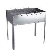 Мангал сборный Эконом с шампурами 5шт 40x25x40см GRILLBOOM