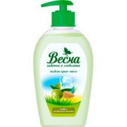 Мыло жидкое «Весна» Олива и миндальное молочко, дозатор, 280гр/15 Т