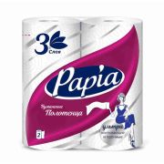 Полотенца бумажные 3сл (22,7х12,5м (2рул)) белые PAPIA/1/14 ДНЛ