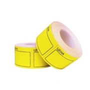 Ценник-ролик 25*35 желтый